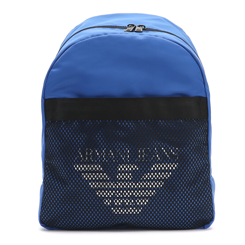 ARMANI JEANS阿玛尼男式蓝色聚酯纤维双肩背包9321237P917 00033