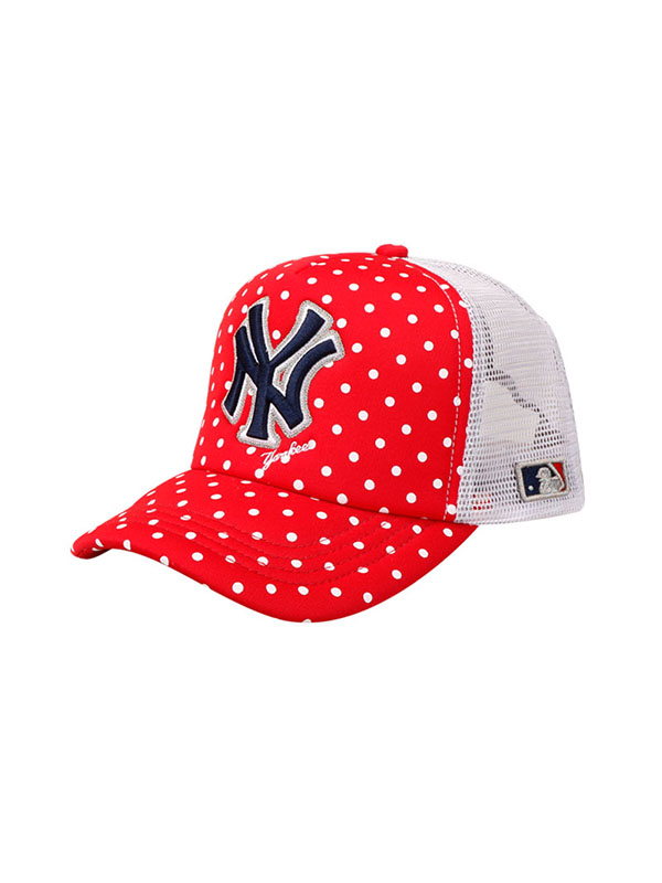MLB美职棒大联盟可调节NY棒球帽嘻哈帽 情侣网眼棒球帽子