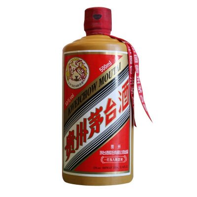 飞天茅台53度500ml 周 恩来纪念酒 国酒之父 酱瓶带杯白酒单盒