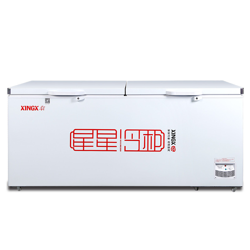 星星(XINGX)BD/BC-718G 718升卧式单温冷冻冷藏转换冰柜一室顶开门大容量冷柜