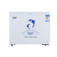 澳柯玛(AUCMA) BCD-160CFT 160升顶开式 双温双室冰柜 冷冻冷藏卧式冰柜冷柜卧室冰柜