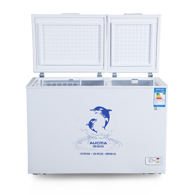 澳柯玛(AUCMA) BCD-287CHN 287升顶开式 商用卧式双温冰柜 卧室冰柜 冷冻冷藏家用冷柜