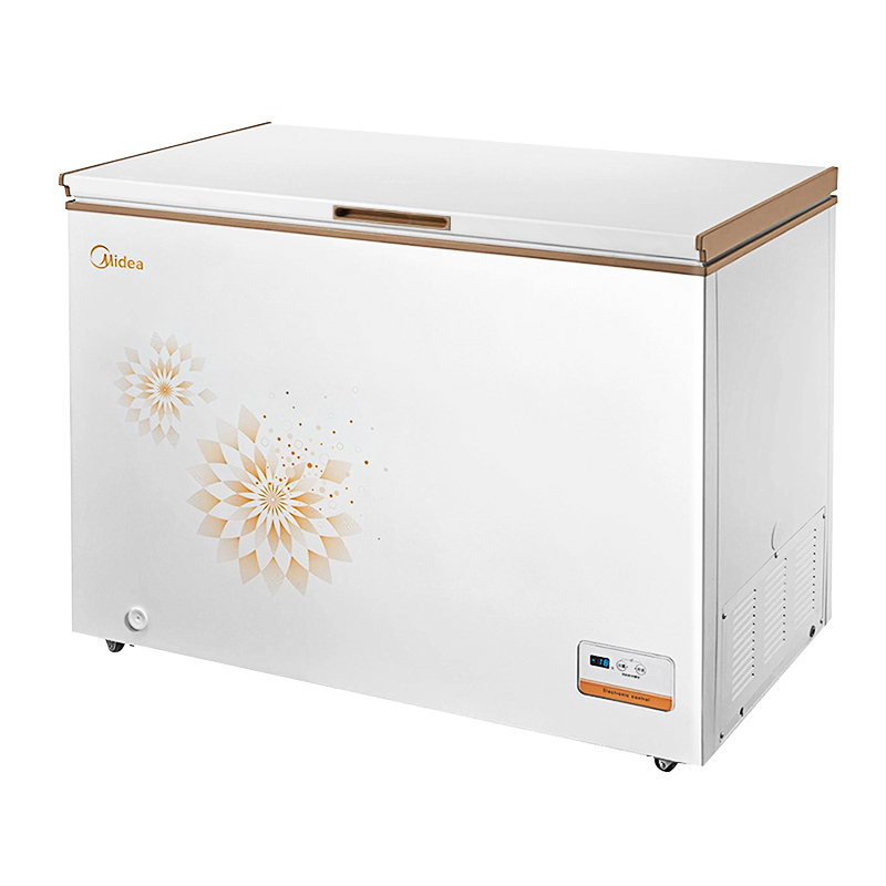 美的 (Midea) BD/BC-368KEM 368升卧式冰柜 单温一室 冷藏冷冻转换冷柜 商用家用 电子温控