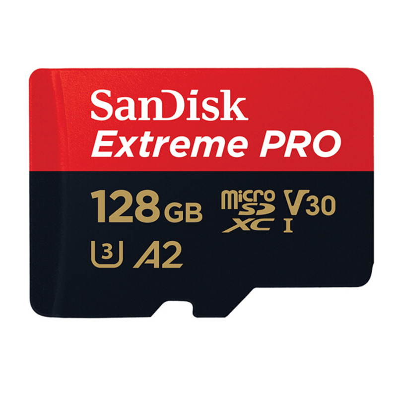 闪迪(SanDisk)TF卡128G A2 4K高清170M 手机内存卡 运动相机gopro 无人机行车记录仪存储卡