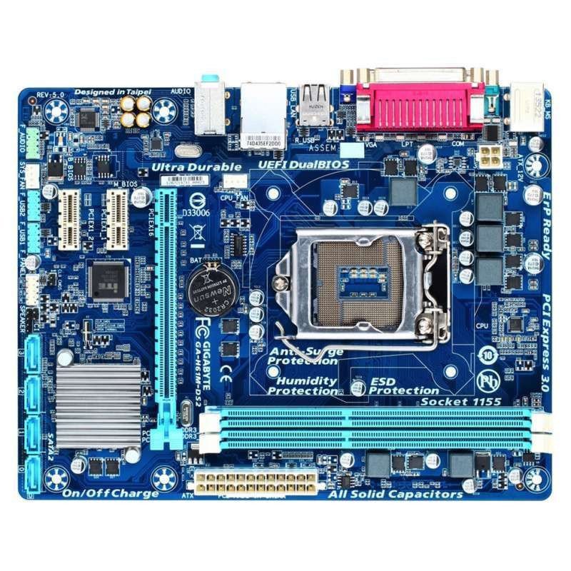 技嘉（GIGABYTE） H61M-DS2(Intel H61/LGA 1155)主板