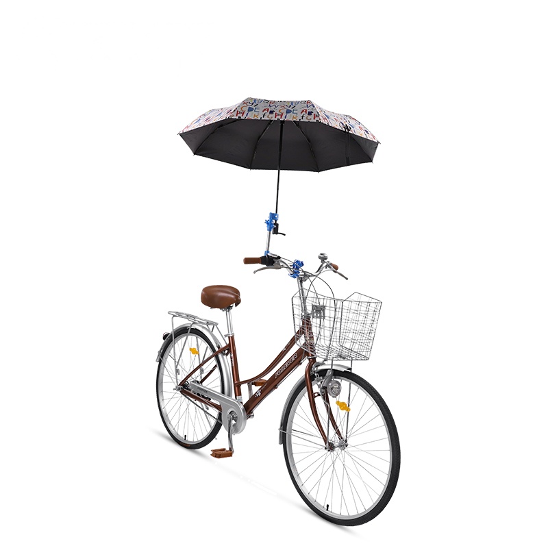 自行车伞架单车雨伞支架电动车遮阳撑伞架婴儿车不锈钢雨伞支撑架自行车撑伞架42
