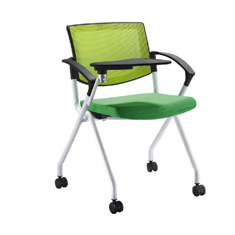 好环境家具时尚简约折叠培训椅带写字板椅子可移动网布会议椅教学学习课椅