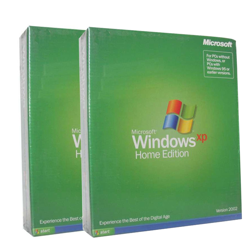 微软(Microsoft) 原装正版系统盘/windows xp 英文家庭版 无补丁 彩包
