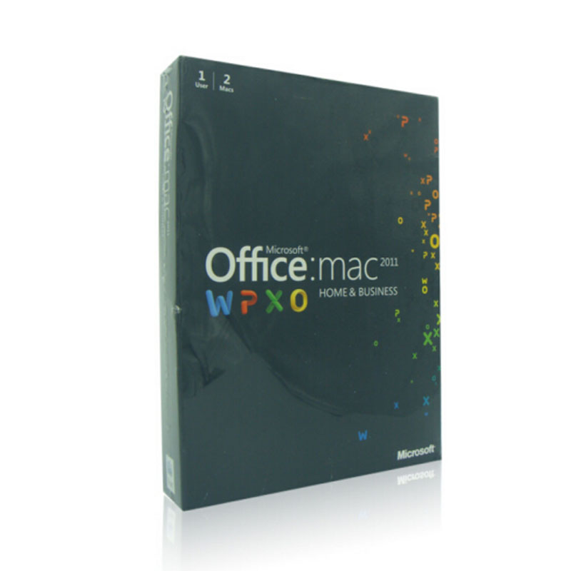 微软原装正版 苹果电脑专用软件 Office MAC 2011英文小型企业版 1用户 2MAC