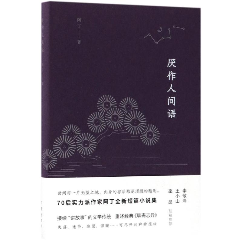 厌作人间语 阿丁 著 文学 文轩网