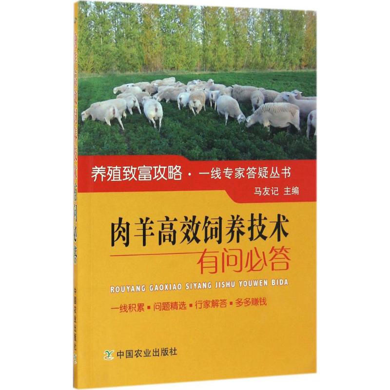 肉羊高效饲养技术有问必答 马友记 主编 专业科技 文轩网