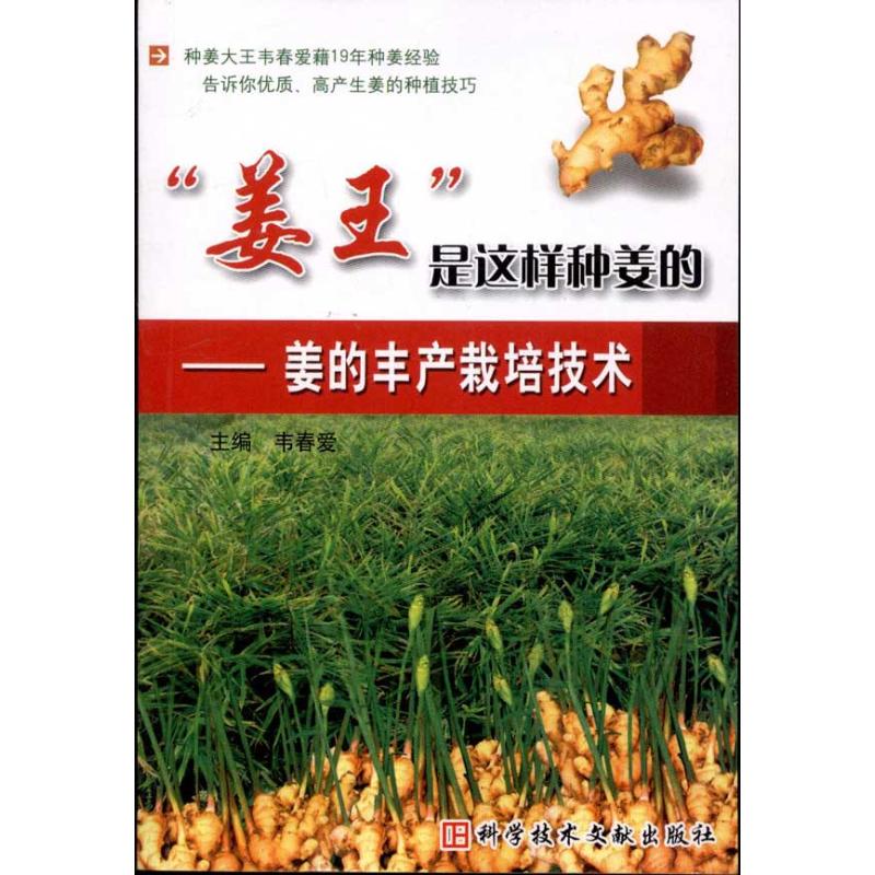 “姜王”是这样种姜的——姜的丰产栽培技术 韦春爱 主编 专业科技 文轩网