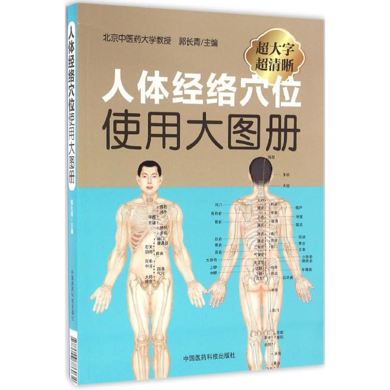 人体经络穴位使用大图册 郭长青 主编 著 生活 文轩网