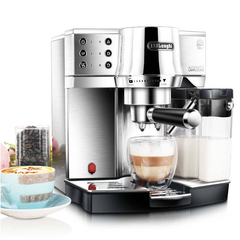 德龙(DeLonghi) EC850.M 咖啡机 半自动咖啡机 商用咖啡机 意式咖啡机 卡布奇诺 花式咖啡 奶泡器