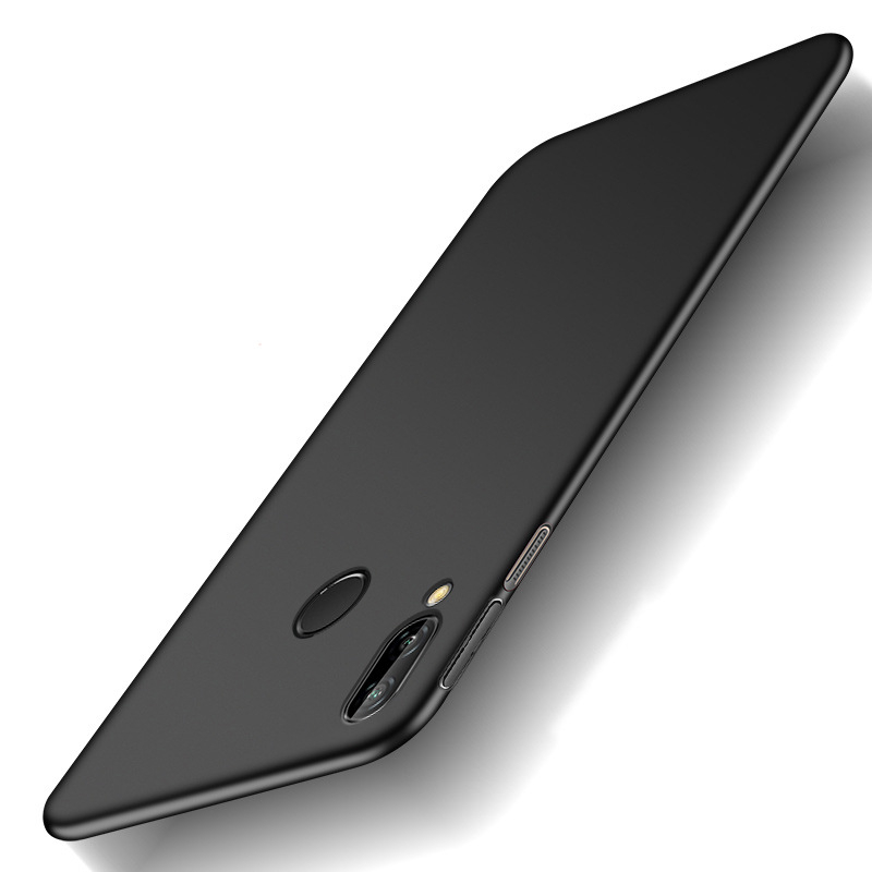 VIPin 华为nova 3e手机壳 (送钢化膜)保护套 华为nova3e 超薄微磨砂硬壳 手机套 黑色