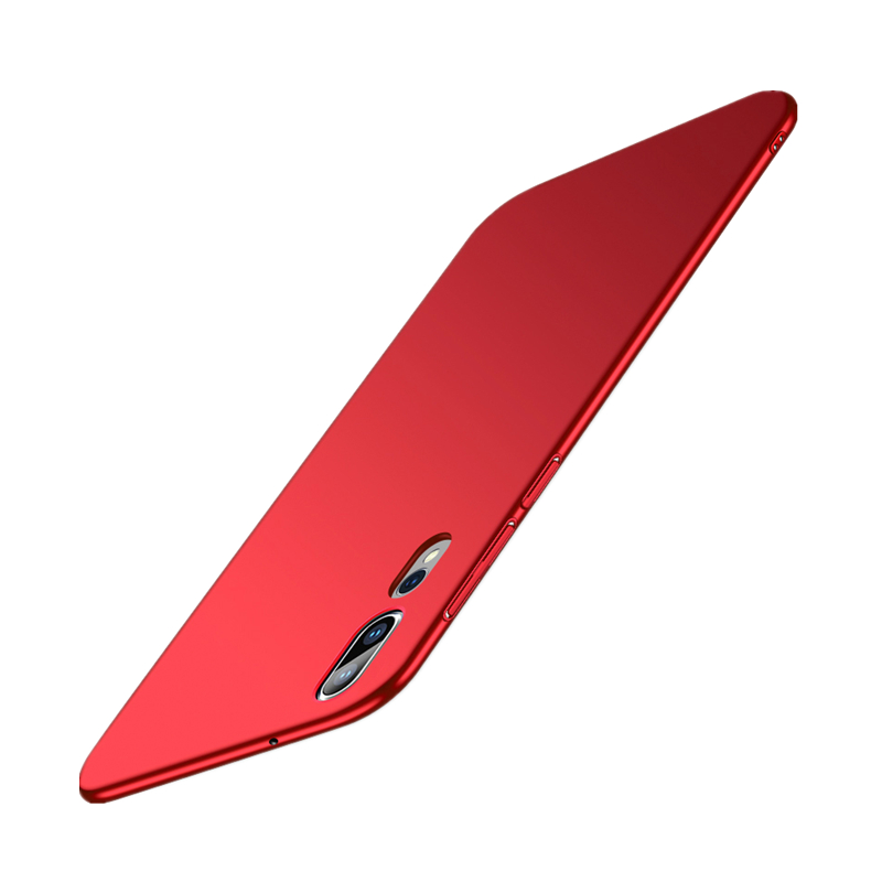 VIPin 华为P20 pro手机壳(送钢化膜)保护套 华为P20pro超薄微磨砂硬壳手机套 红色
