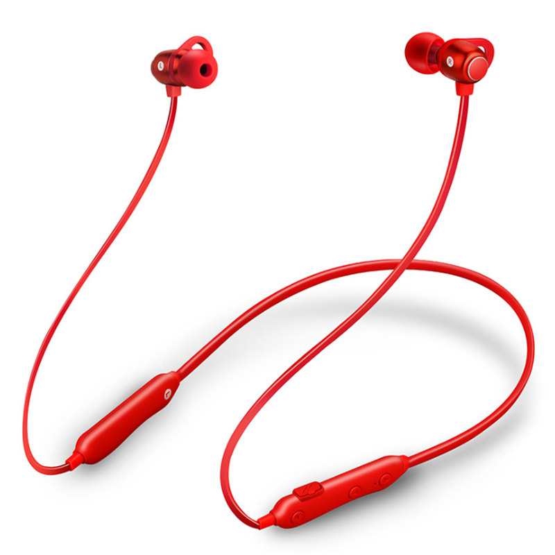 VIPin 苹果iphoneX/8/8plus/7/7plus/6/6splus/5通用双耳无线运动蓝牙耳机入耳式 红色