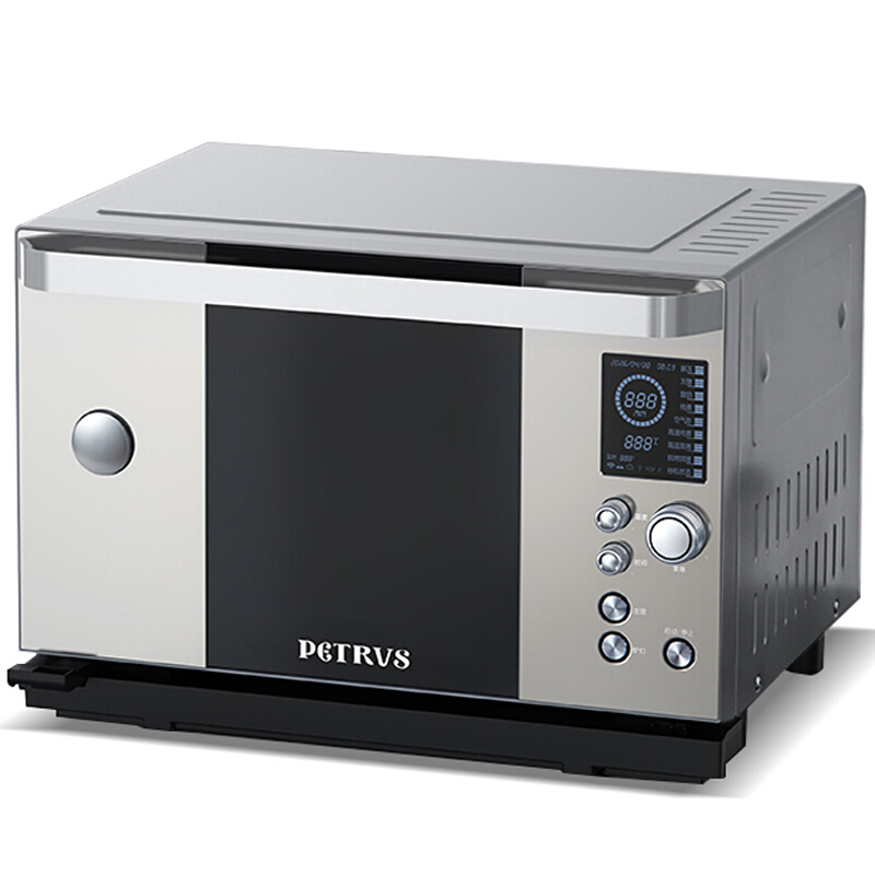 柏翠（petrus） 蒸烤箱 家用电烤箱蒸汽炉二合一烘焙电蒸箱 PE8289