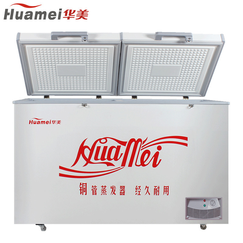 华美(huamei)BC/BD-618X[铜管]598升卧式顶开门单温冷柜 商用家用冷藏冷冻转换冰柜 冰吧