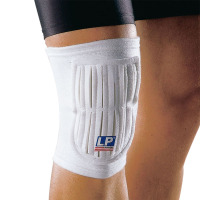 LP欧比运动护膝简易型膝部垫片护套606 户外运动加厚膝关节护具 单只