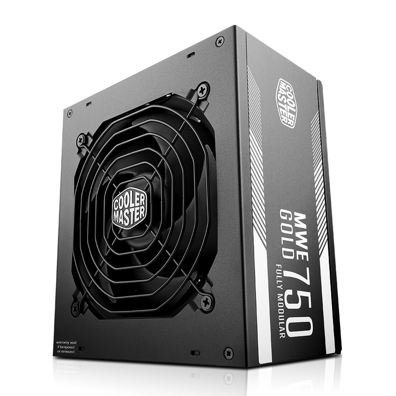 酷冷至尊（CoolerMaster）额定750W MWE750 台式机电源电脑电源（80PLUS金牌/全模组）