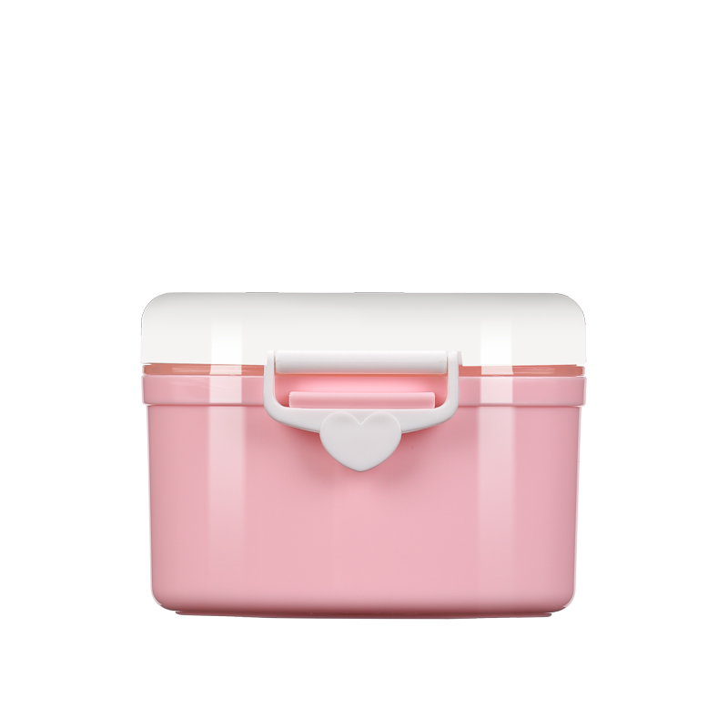 开优米婴儿装奶粉盒便携式外出宝宝分装盒便携式外出大容量奶粉格 茱萸粉小