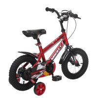 好孩子Goodbaby迪士尼米奇糖果色儿童自行车14英寸红色儿童单车GB1456Q-K305D