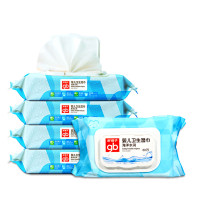 好孩子婴儿湿巾湿巾纸 宝宝卫生湿巾80片带盖组合装U3202*5包