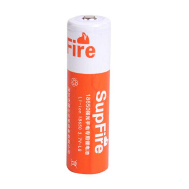 supfire神火手电专用3.7V 18650充电锂电池 强光led手电筒电池