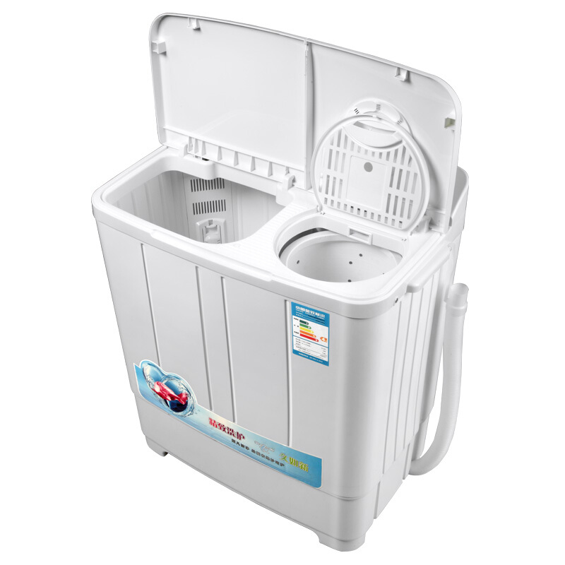 雪花（SNOWFLK）半自动洗衣机 双桶双缸半自动脱水甩干机 4.8公斤 XPB48-108S 宝石蓝