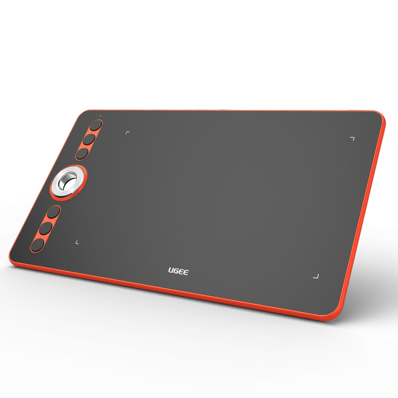 友基（UGEE） RB170 手绘板 数位板 电子绘图板 电脑画板 电子手写板 绘画板 PS板绘 橘红色 套餐二