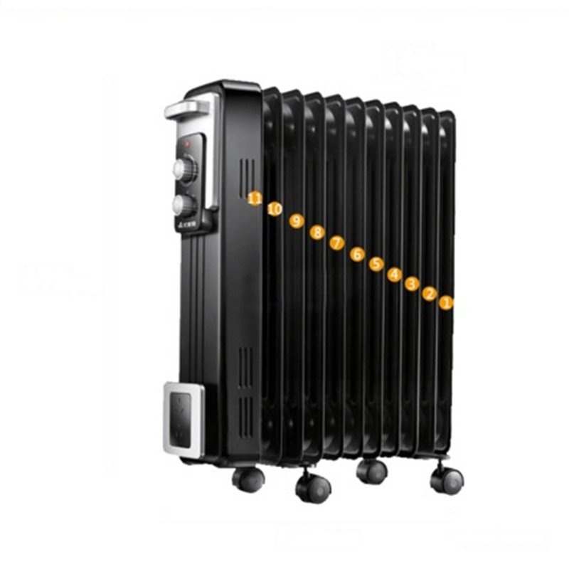 艾美特取暖器 HU1101 油汀电热电暖器11片家用节能浴室