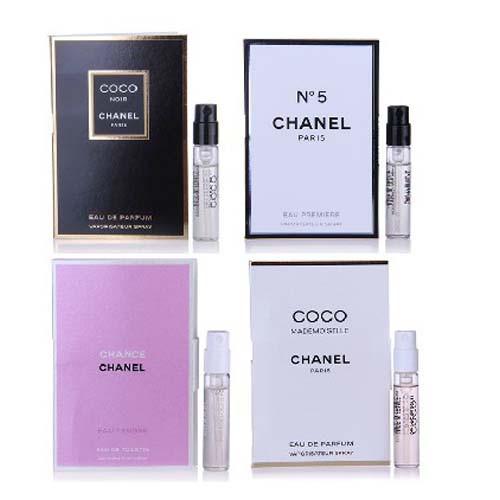 香奈儿 /CHANEL 摩登COCO小姐2ML+香奈儿黑COCO2ml +香奈儿5号2ML+香奈儿粉邂逅2ML