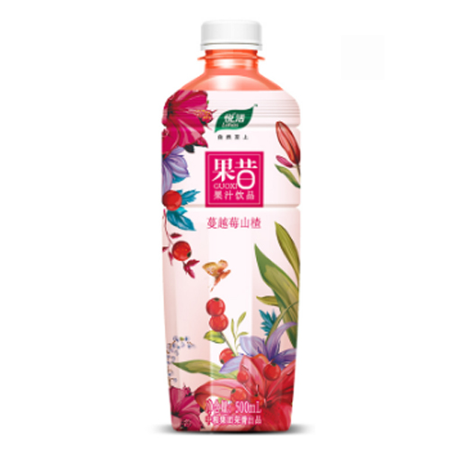 [中粮我买网] 悦活果昔 蔓越莓山楂果汁饮品500ml