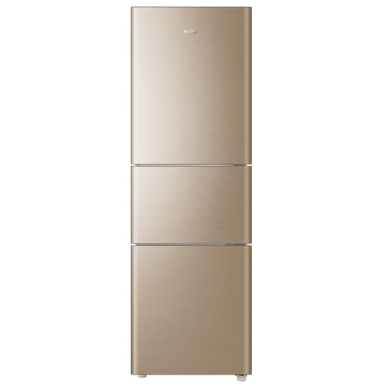 海尔（Haier）BCD-206STPP 206升三门冰箱小型家用节能直冷冰箱 冷藏冷冻电冰箱