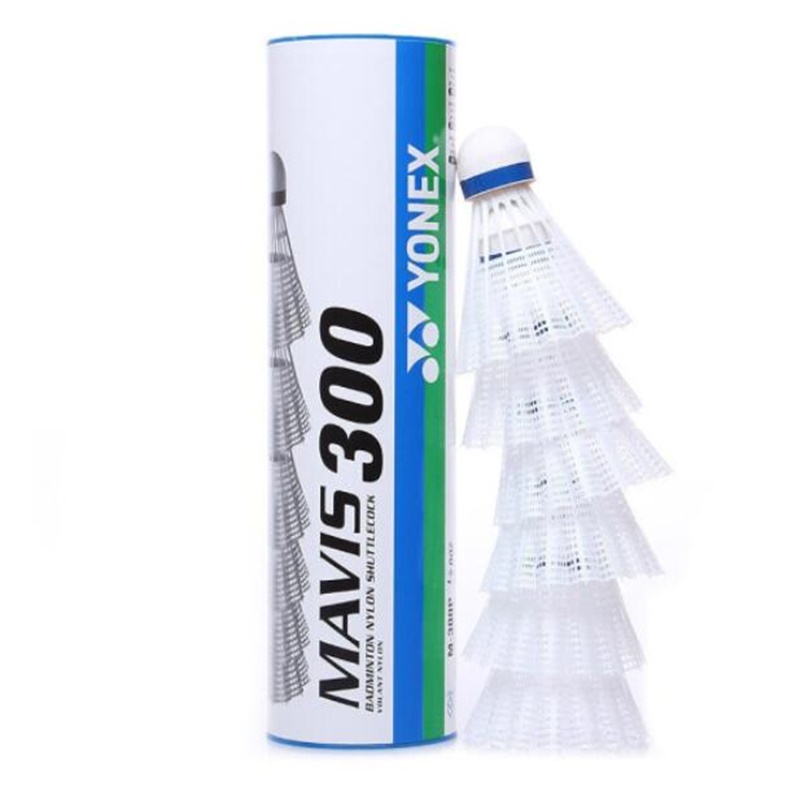 尤尼克斯YONEX羽毛球MAVIS系列 M-300 耐打尼龙球塑料球 白色 6只装
