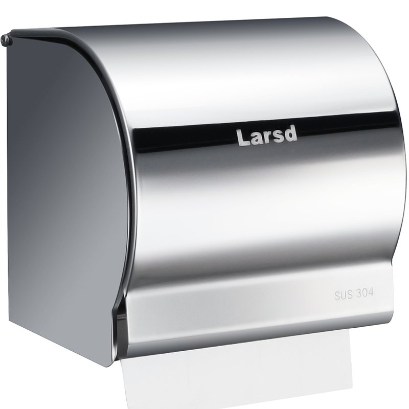 莱尔诗丹 LARSD LSB31纸巾盒 卫生间卷纸盒 厕所手纸盒 全封闭 304不锈钢卷纸器/纸巾架