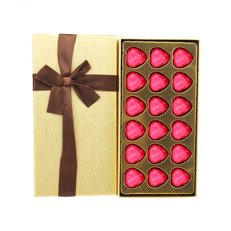 德芙心语巧克力18粒金色巧克力礼盒 情人节巧克力礼盒 生日礼物