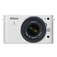 尼康 可换镜数码相机 J1双镜头（VR10-30/3.5-5.6）（VR30-110/3.8-5.6）白