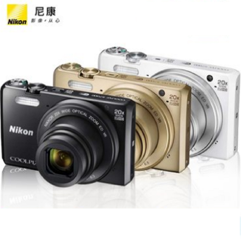 尼康（Nikon）COOLPIX S7000 数码照相机 黑色任选(1602万有效像素 20倍光变 3英寸）优惠大礼包版