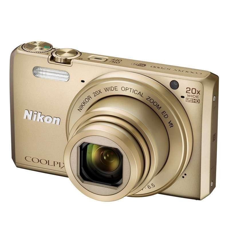 尼康（Nikon）COOLPIX S7000 数码照相机 金色 (1602万有效像素 20倍光变 3英寸）优惠大礼包版