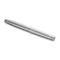 LAMY 凌美 2000系列活塞吸墨系统不锈钢拉丝笔杆14K金笔尖墨水笔 浅灰色0.7mm