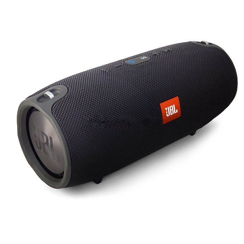 JBL Xtreme 音乐战鼓 高品质立体声 双外部加强低音 防溅支持多点连接 蓝牙户外音箱 （黑色）