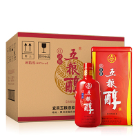 五粮液股份公司 五粮醇 红淡雅 整箱装 50度 500ml*6 婚庆喜酒 浓香型白酒