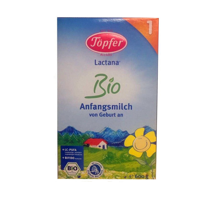[德国原装进口]德国原装特福芬婴幼儿有机配方奶粉TOPFER 1段(0-6个月)600g
