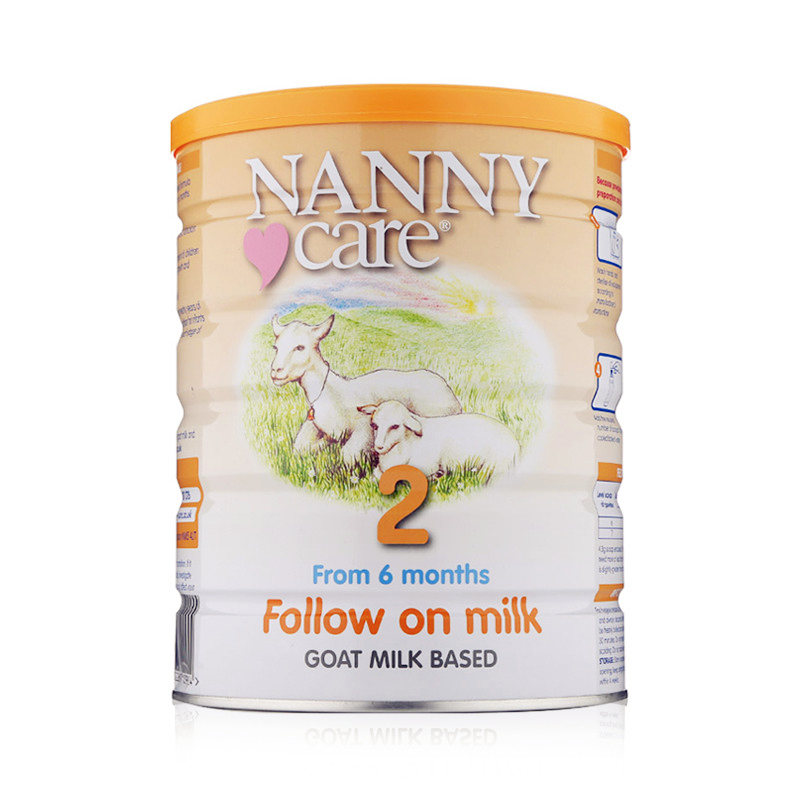 [国内发货]英国原装进口纳尼凯尔Nannycare婴幼儿山羊配方奶粉2段适用年龄6-12个月900g每罐
