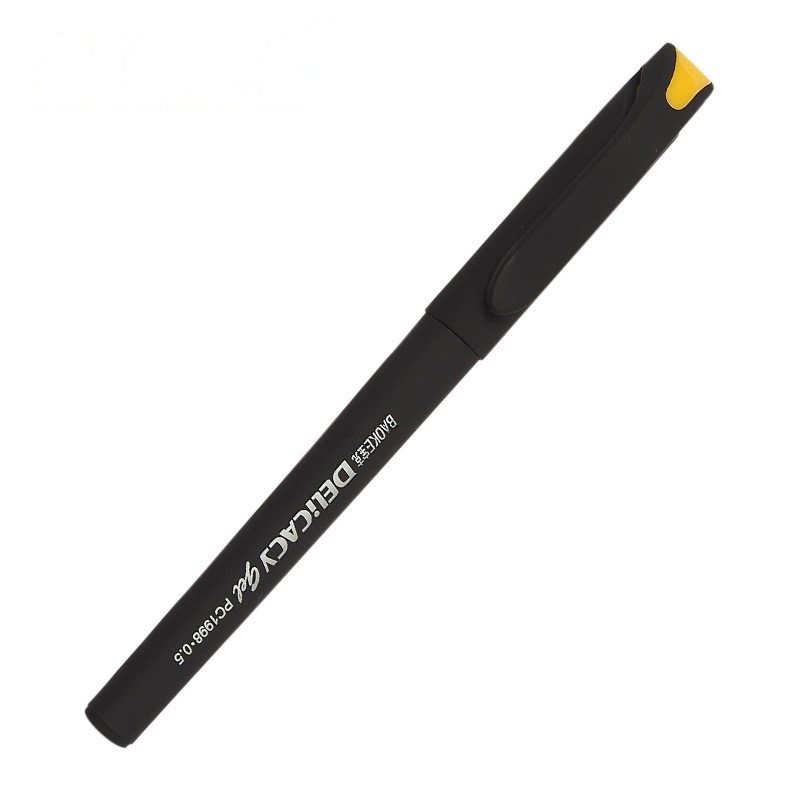 宝克笔PC1998中性笔签字笔办公用品笔黑色签名笔黑色油墨0.5mm 12支/盒