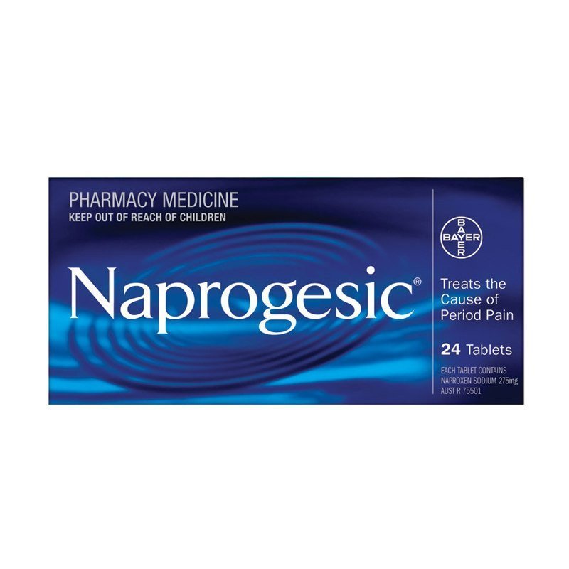 痛经缓释片[1盒×24片]Naprogesic 缓解周期不适 [海外购 澳洲直邮]