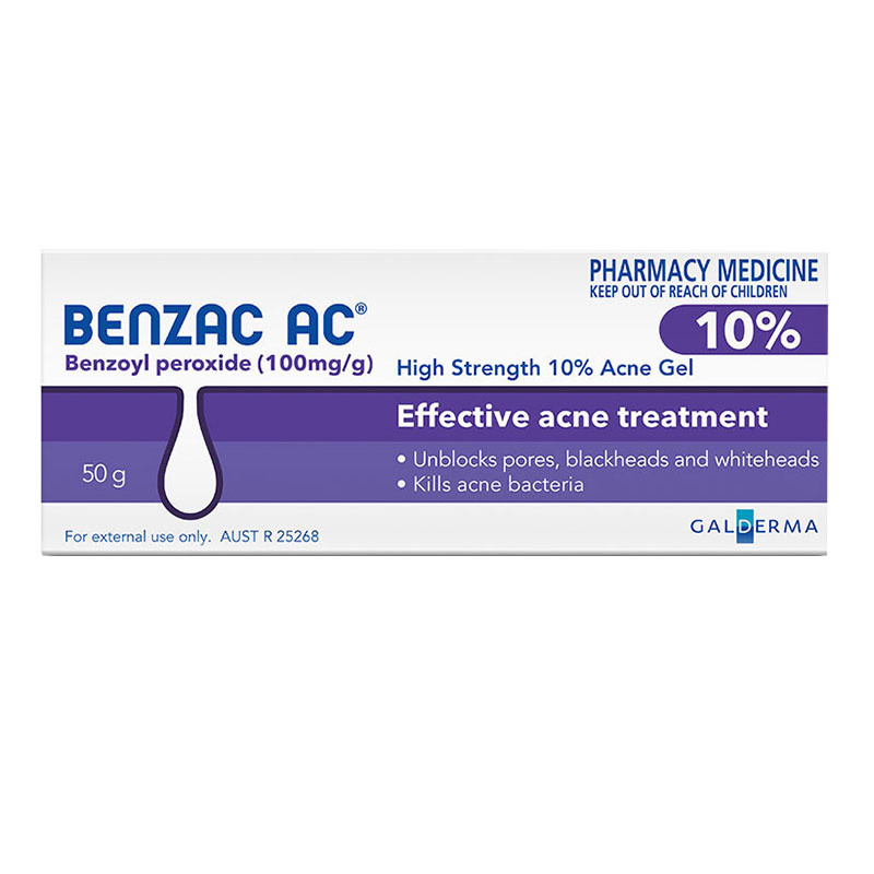 水质粉刺祛痘凝胶10% 50g Benzac 温和洁面 适合所有肤质[海外购 澳洲直邮]