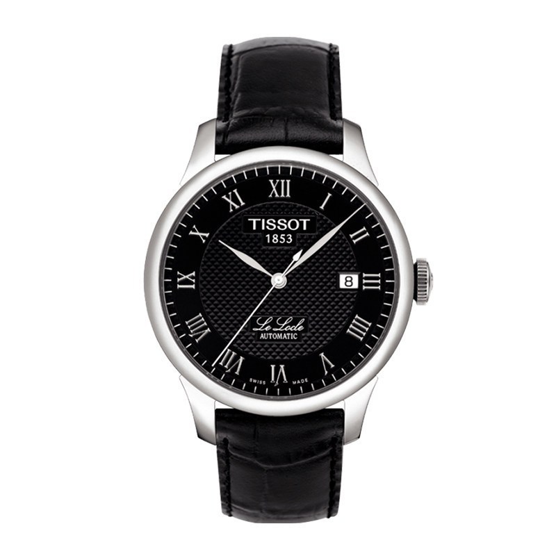 天梭(TISSOT)手表力洛克系列机械表男表皮带手表T41.1.423.53